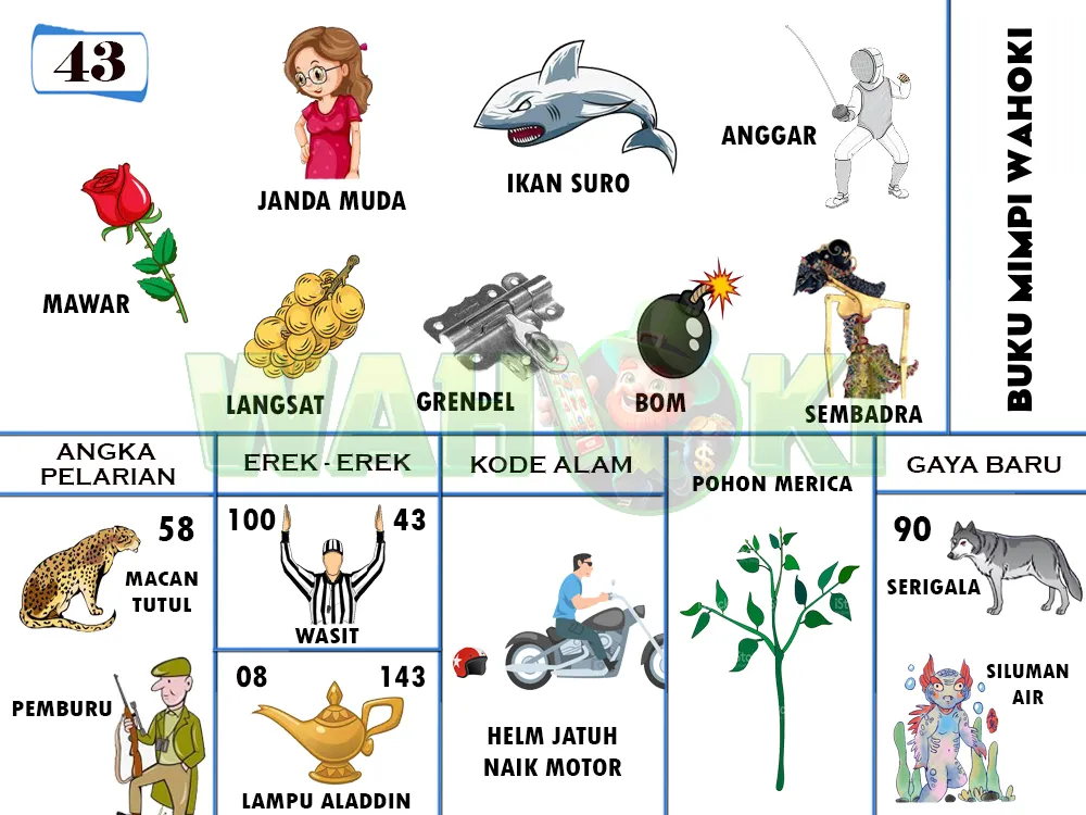 buku mimpi erek erek togel 43
